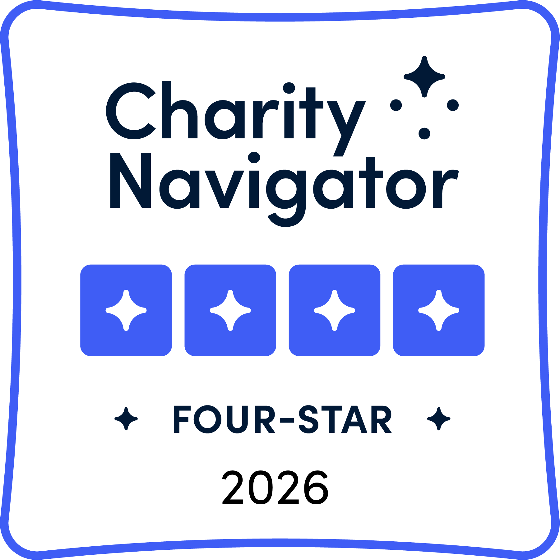 Charity Navigator Four-Star Rating 2026